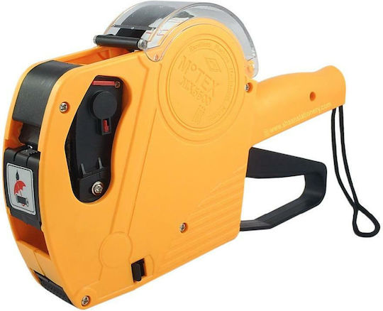 Motex Mx 5500 Handheld Label Maker 1 Row in Yellow Color