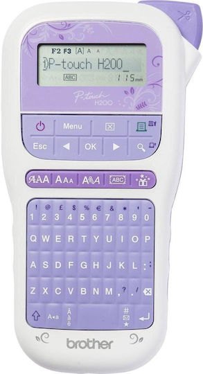 Brother P-Touch Ηλεκτρονικός Ετικετογράφος Μωβ