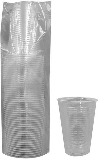 Lariplast Ποτήρι μιας Χρήσης Πλαστικό Διάφανο 250ml 50τμχ
