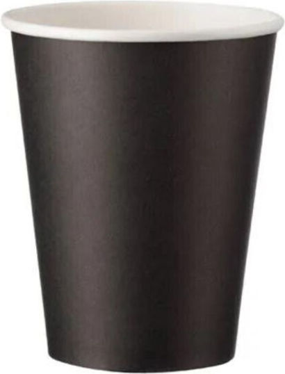 THalassinos Disposable Cup Paper Black 360ml 50pcs