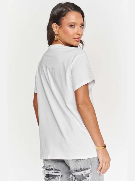 Γυναικείο T-shirt Άσπρο