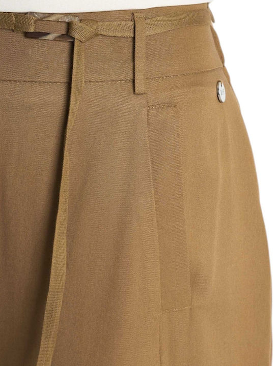 Women's Fabric Trousers Khaki