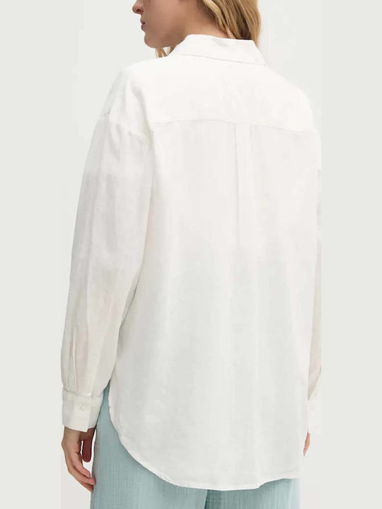 DKNY Γυναικείο Πουκάμισο Ivory