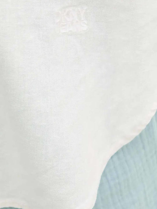 Langärmelig Damen Hemd Ivory