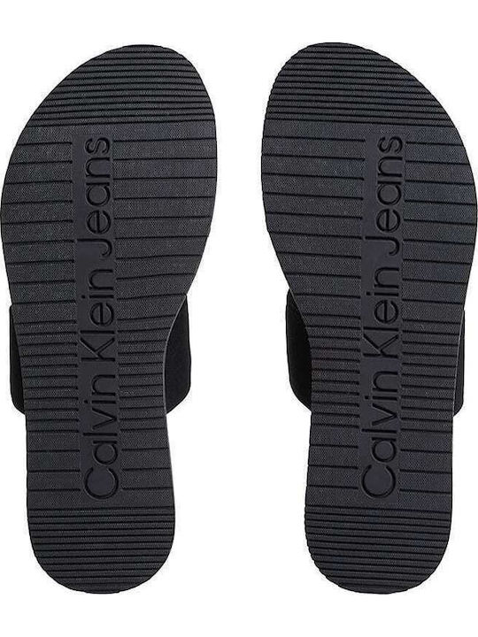 Γυναικεία Σανδάλια Flatforms Μαύρα