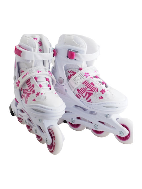 Roces Jokey 3.0 Inline Αυξομειούμενα Rollers Λευκά Παιδικά
