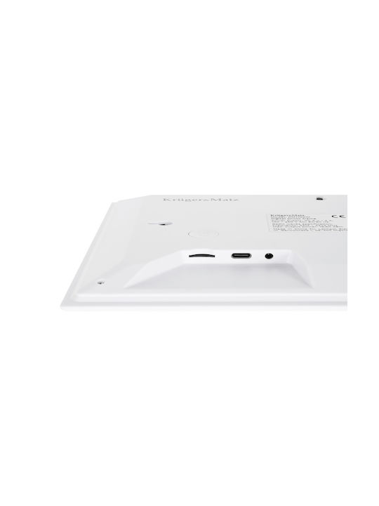 Kruger & Matz Ψηφιακή Κορνίζα 1" Ανάλυσης 1280x800 Λευκή KM1100W