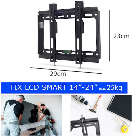 Hausberg Wall TV Mount up to 32" and 25kg Black