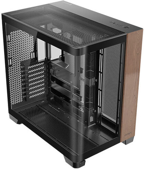 Antec C8 Геймърско Пълна Кула Компютърна Кутия със Страничен Прозорец Черна