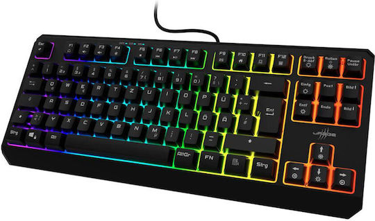 HAMA Exodus 220 Gaming Πληκτρολόγιο Tenkeyless με RGB φωτισμό (Αγγλικό US)
