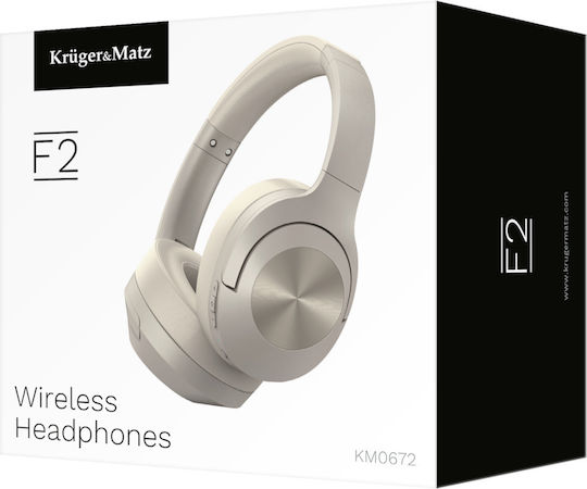 Kruger&matz F2 Kabellose Over-Ear-Kopfhörer Grau