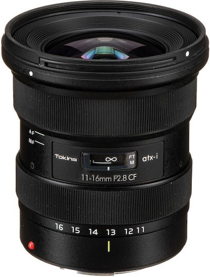 Tokina Crop Camera Lens atx-i 11-16mm f/2.8 CF Ultra-Wide Zoom for Canon EF Mount Black