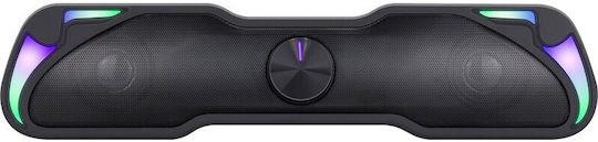 Defender Z7 Ηχεία Υπολογιστή 2.0 με Ισχύ 6W Μαύρα
