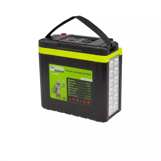 Gdsuper Emergency Portable Light Solar Energy Storage Battery 12v 20ah Gd-1220