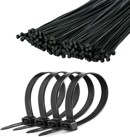 Cabletech Kabelorganisator 3,6 mm/20 cm Schwarz Cabletech 100 Stk