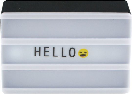 LED-Magnetlampe Lichtbox Modell 11x3,2x7,5 cm Kunststoff Mehrfarbig