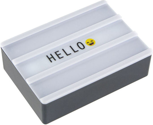 LED-Magnetlampe Lichtbox Modell 11x3,2x7,5 cm Kunststoff Mehrfarbig