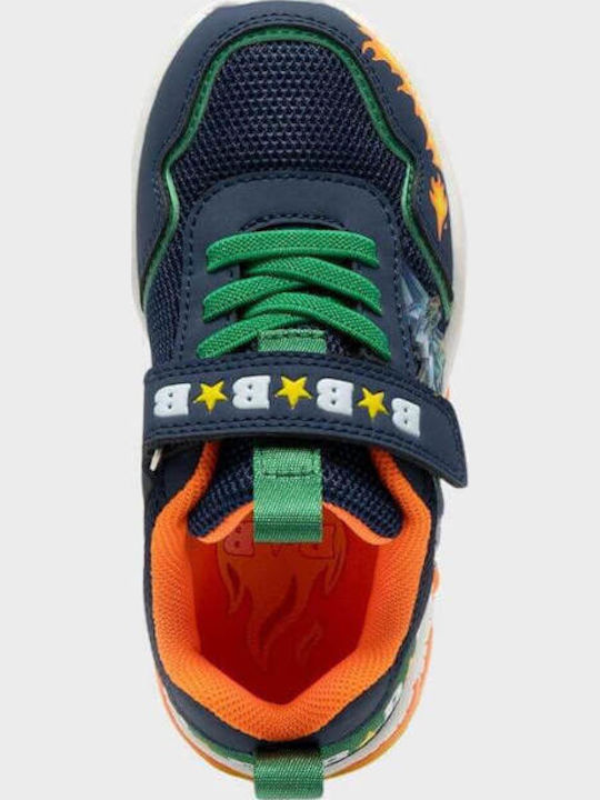 Kids Sneakers with Scratch & Lights Blue