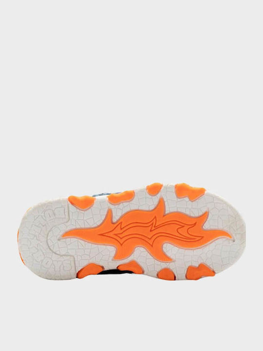 Kids Sneakers with Scratch & Lights Blue