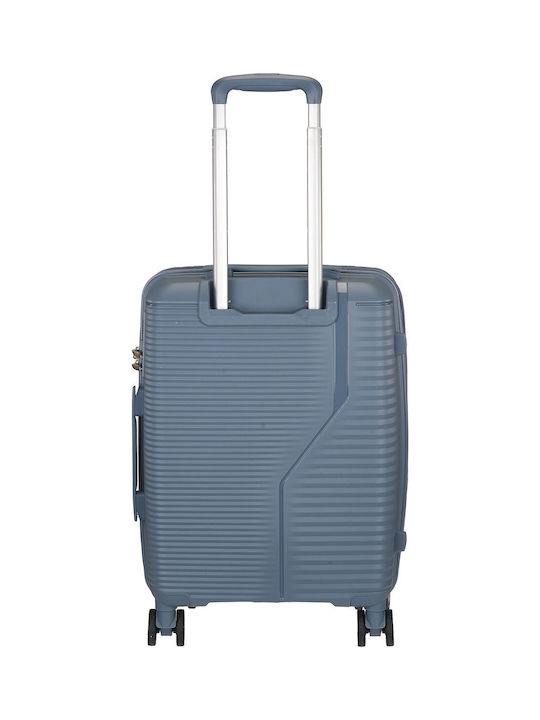 Xplorer Βαλίτσα Ταξιδίου Καμπίνας Σκληρή Γκρι με 4 Ρόδες Ύψους 55εκ.
