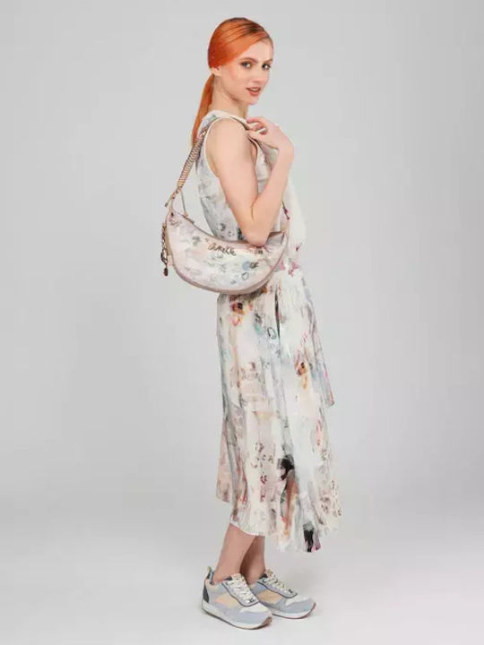 Damen Hobo Tasche Beige