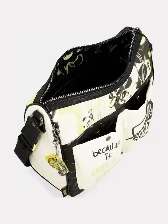 Women's Messenger Bag Black / White