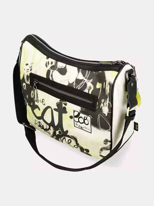 Women's Messenger Bag Black / White