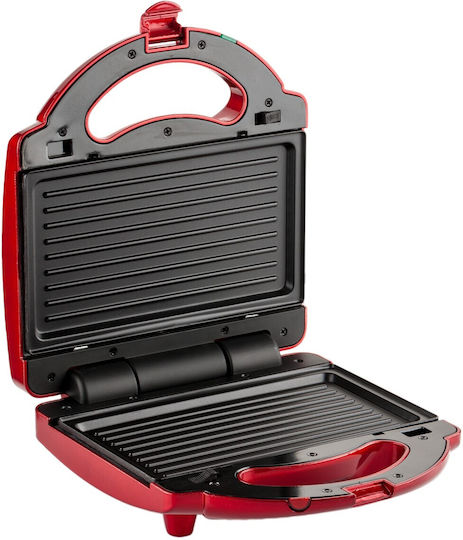 Gruppe TXS 886 C Sandwich Maker with Removable Plates for for 2 Sandwiches Sandwiches 750W Red