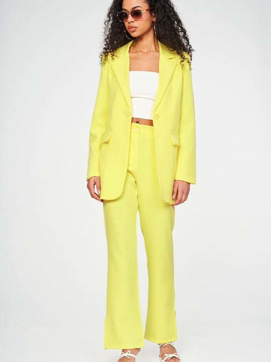 Women's Yellow Set with Trousers