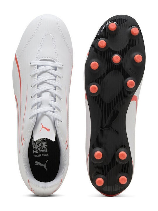 PUMA Vitoria Football Shoes with Cleats White
