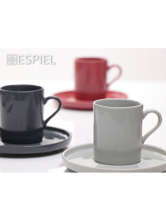 Espiel Essentials Cup Espresso Porcelain Light Grey 100ml