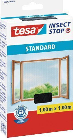 Tesa Cutcase Standard Σίτα Παραθύρου με Σκρατς Σταθερή 100x100cm Tesa Cutcase Standard Σίτα Παραθύρου με Σκρατς Σταθερή 100x100cm
