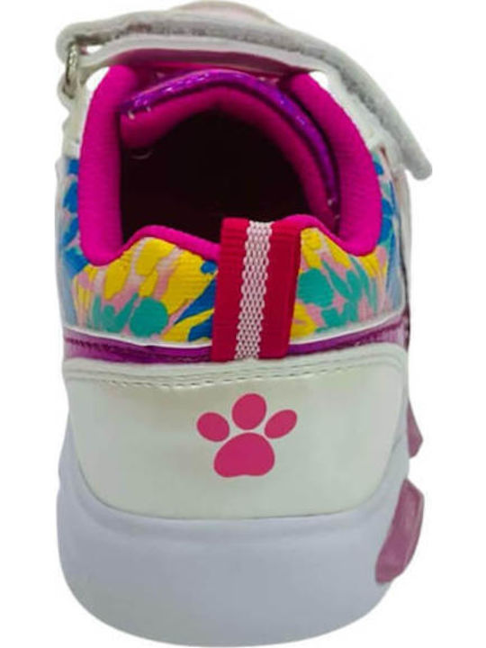 Kinder Sneakers mit Klettverschluss & Lichtern Rosa