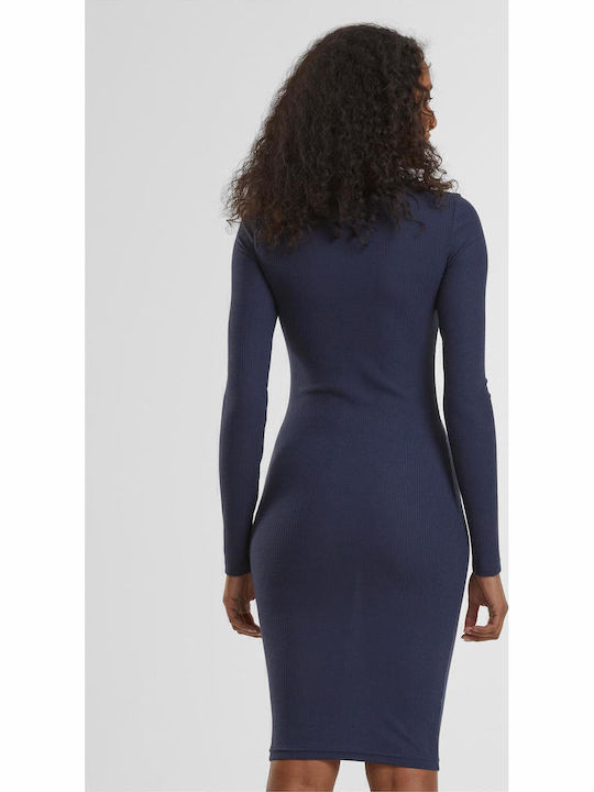 Knitted Dress Navy