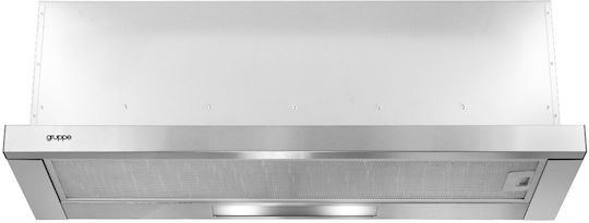 Gruppe Forte Plus Συρόμενος Απορροφητήρας 90cm Inox