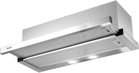 Gruppe Forte Συρόμενος Απορροφητήρας 60cm Inox