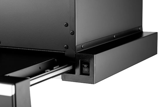 Gruppe Forte Sliding Vent Hood 60cm Black
