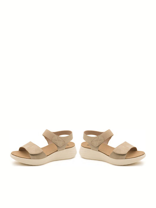 Anatomische Damenplattformen Beige