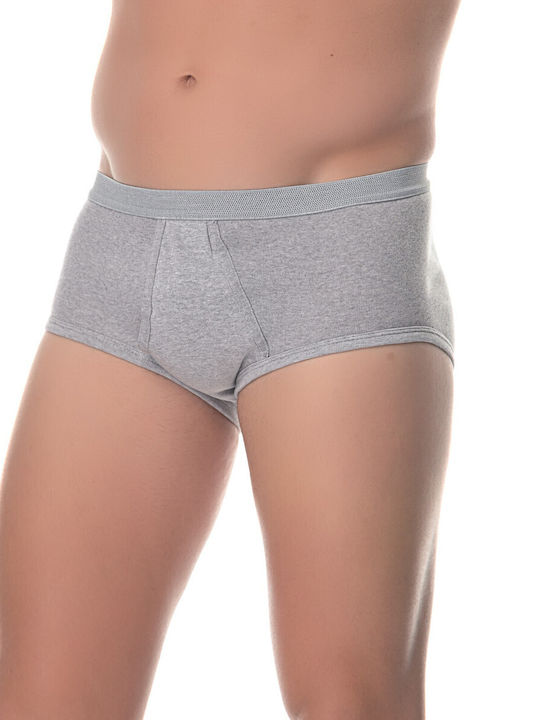 Ανδρικά Σλιπ Γκρί 4Pack