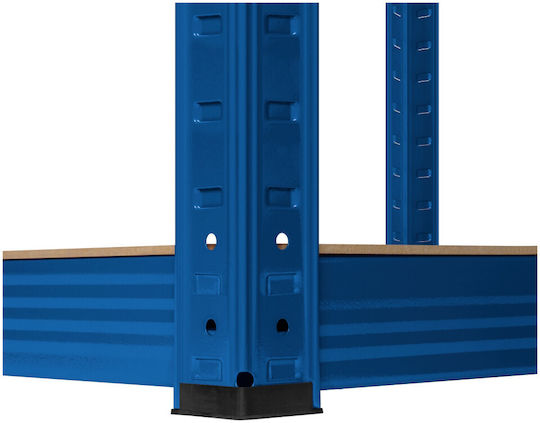 Rebel Dexion Shelf Galvanized 90x40x180cm With 5 Shelves Total Load Capacity 750kg