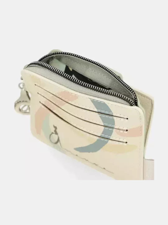 Small Fabric Women's Wallet Classic Beige