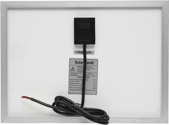 Breckner Монокристален Соларен Панел 20W 18V 400x300x17мм