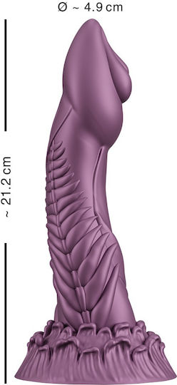 You2Toys Glass Dildo With Suction Cup Purple 21.2cm