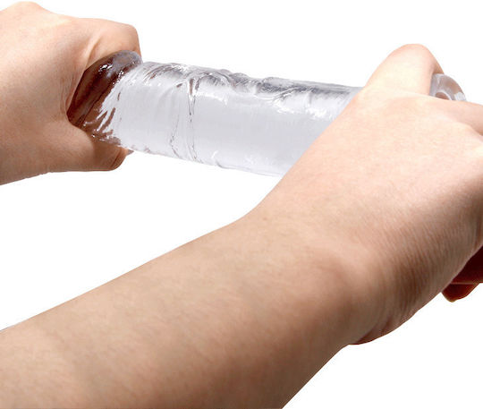 Baile Ρεαλιστικό Dildo με Όρχεις και Βεντούζα Blue 19cm