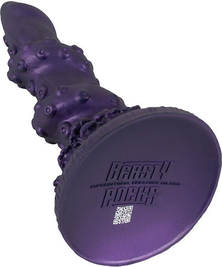 You2Toys Glass Dildo With Suction Cup Purple 20.2cm