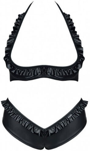Demoniq Lea Open Cup Bra Set