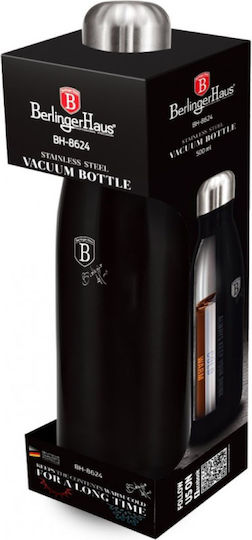 Berlinger Haus Μπουκάλι Θερμός Ανοξείδωτο 500ml Black Silver