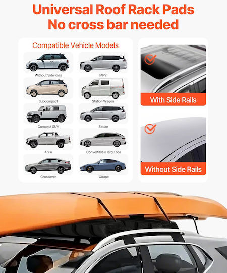 Vevor Kayak Transport Bases for Car Roof Rack