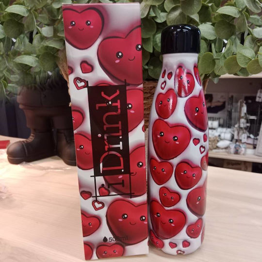 I-Total Μπουκάλι Θερμός Ανοξείδωτο 500ml Πολύχρωμο