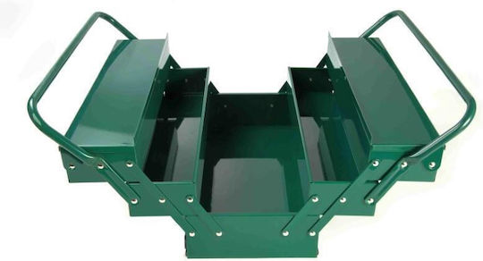 Sata Hand Tool Case Metallic 5 Slots Dimensions: W43xD20xH20cm